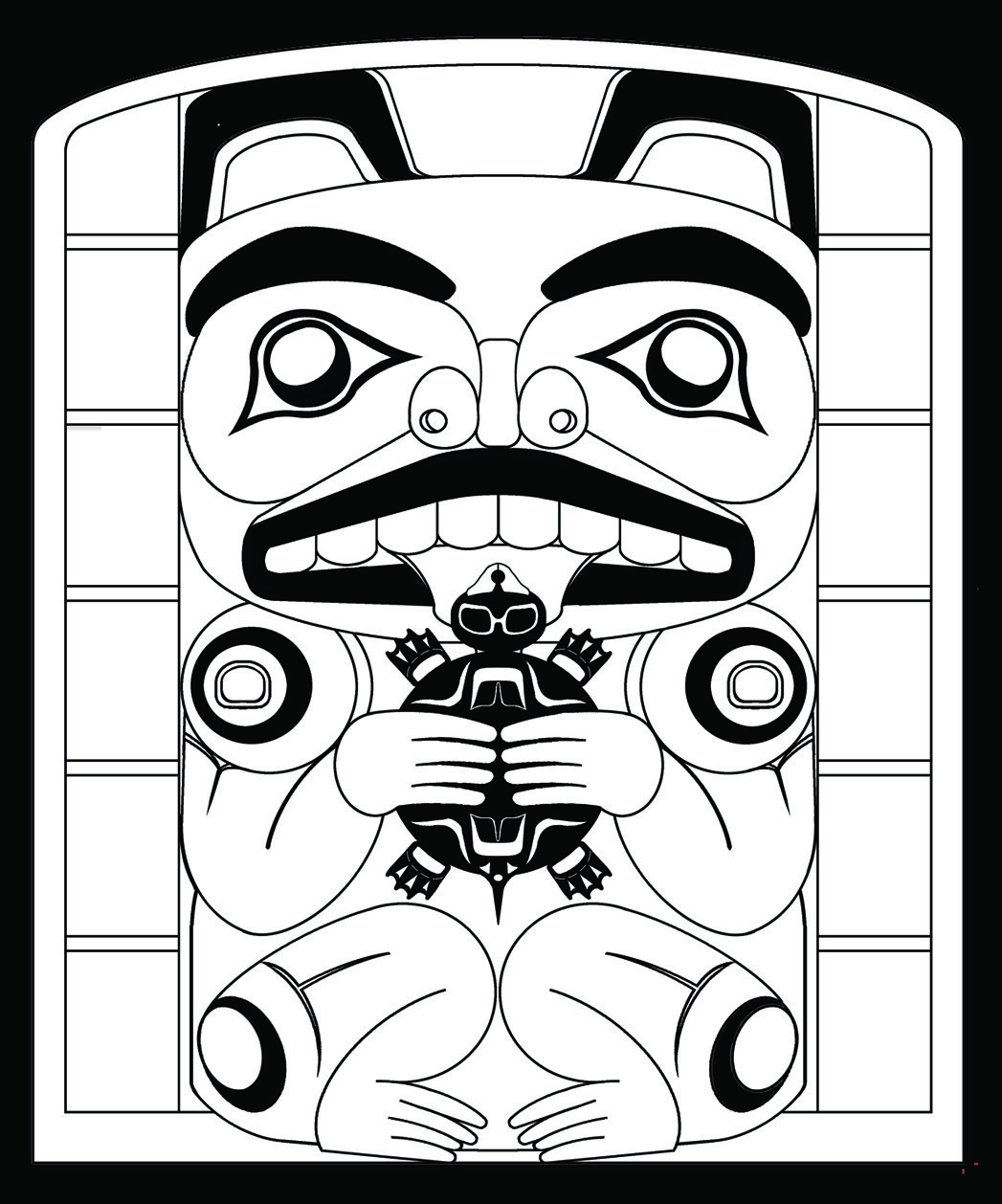 Haida Frontlet